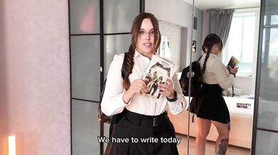 A full ass of whipped cream instead of studying. Seduced a virgin into anal sex.