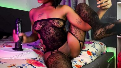 Ebony Real orgasm Ride
