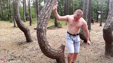 His dick stood in the CROOKED FOREST, I showed that I was not a log