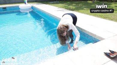 Sexy Hotel Manager Will Solve Any of Your Problems - Kate Kravets POV Sex in Wet Clothes