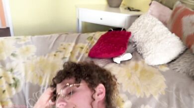 When She Finds Your Cum Sock and Catches You Jerking Off