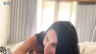My stepmother woke up in my bed in the morning. Hot MILF got a creampie.