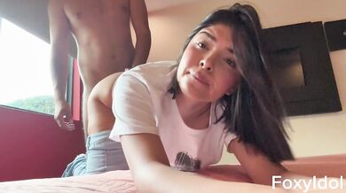 Submissive stepsister seduces me and ends up covered in cum