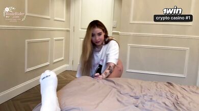 Little StepSister SNEAKS Into My Room... FORGOT TO WEAR PANTIES-Rosie Rider