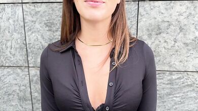 My NEW COLLEAGUE comes to WORK WITHOUT PANTIES on her FIRST DAY