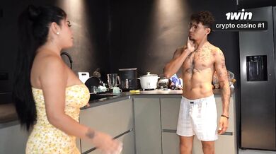 Maid helps her employer's son with special treatment to get a raise.