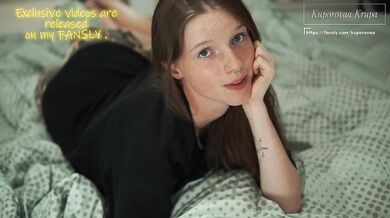 Only your cock will save me from fatigue ,slobbery blowjob | Kuporovaa Krupa