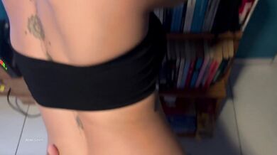 POV - My Sister-in-law Called Me to Play Video Games and Rode Until She Cummed On My Cock