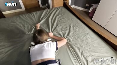 Fucking my slutty stepsister's big ass and cum on her face FREE 0NLYF@NS IN COMMENTS