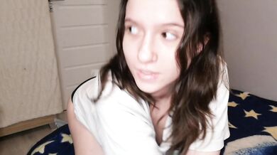 Try not to cum - Polish JOI. Having fun with horny teenage girl