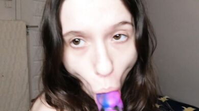 Try not to cum - Polish JOI. Having fun with horny teenage girl