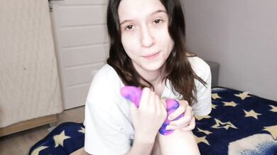 Try not to cum - Polish JOI. Having fun with horny teenage girl