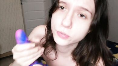 Try not to cum - Polish JOI. Having fun with horny teenage girl