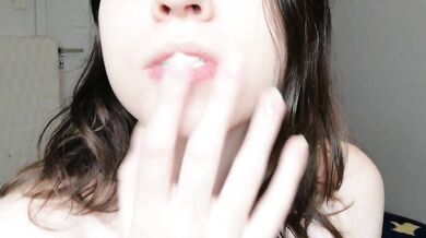 Try not to cum - Polish JOI. Having fun with horny teenage girl