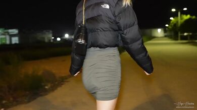 Hooked up with a tinder STRANGER, fucked him in public and let him give me a CREAMPIE - Hope Heaven