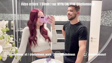 22 years GANGBANG 5 cocks for Hellolimoon she gets a bukkake and gets her pussy fucked