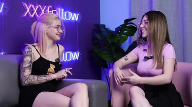 Emma Fiore & Dani Ortiz show you how to masturbate between hot kisses and big tits XXXFollow 