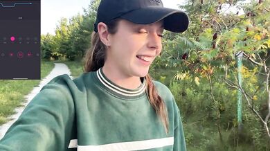 Risky Trail Walk With My Lush! | Public Orgasm | Remote Vibrator