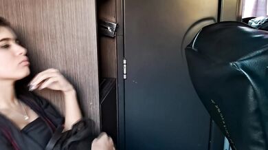 I was traveling with my ex-boyfriend on a bus full of people and this happened...
