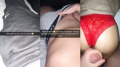 Shy German Girl fucks Best Friend on Snapchat