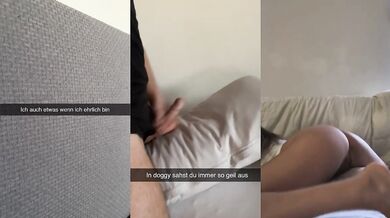 18 year old German Girl cheats on boyfriend with Best Friend Snapchat