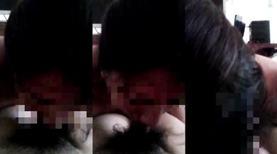I show my slut, at first she didn't want to and she loved the cum in her mouth