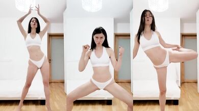 HIIT high intensity cardio or bolero remix athletic fitness babe