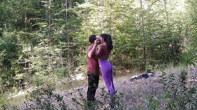 ARGENTINA WITH GREAT ASS SUCKS MY COCK IN A FOREST
