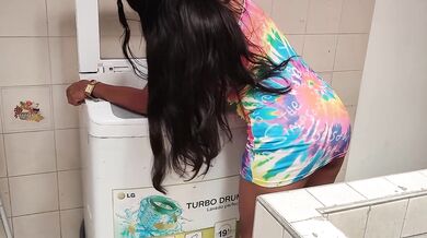 sexy cleaning girl