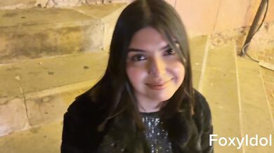 Experiencia completa de novia: compras navideñas y una noche de sexo