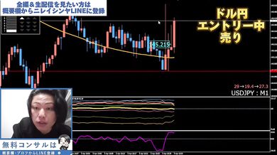 エロ動画だと思った？残念、ガチFXトレードです２｜140連勝生配信切抜き（2025年4月4日）