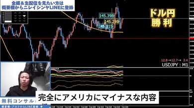エロ動画だと思った？残念、ガチFXトレードです２｜140連勝生配信切抜き（2025年4月4日）