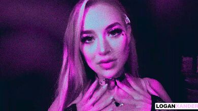 Big Titty Goth Hottie Blake Blossom Gives Her Mouth, Feet, and Pussy to Logan Xander