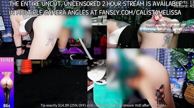 Horse Dildo DP/Extreme Fuck Machine-Fansly Live Stream Preview