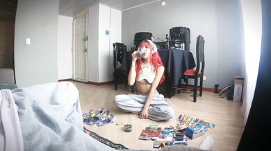 POV GF EXPERIENCE l You're LOOKING mini cars and SMOKING with your gf and she gets HORNY to get your CUM!