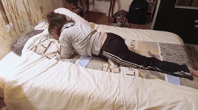 Sweatpants dry Humping