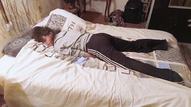 Sweatpants dry Humping