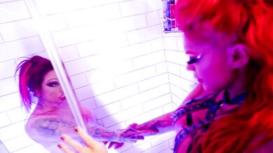 Hot Goth Sluts Sex Tape & Shower