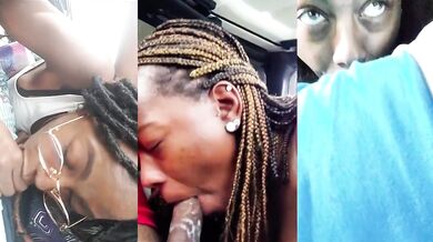 Multiscreen Car Blowjob Compilation