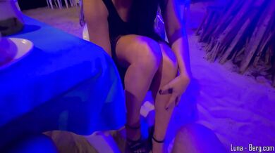 HOT MILF gives a STRANGER a DIRTY FOOTJOB until he CUMS all over her FEET