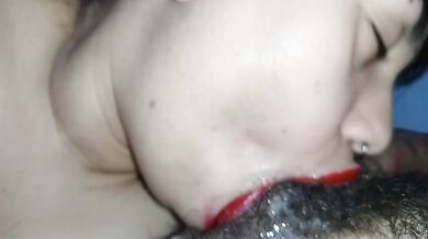 Best blowjob ever, she takes it all in her mouth like crazy,balls sucking????‍