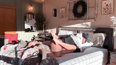 Waking her up with cock and a big load