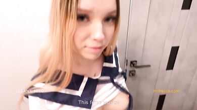 My Stepsister is a Hot Schoolgirl with Big Tits! - Fucked her Tight Pussy and Filled her with Cum
