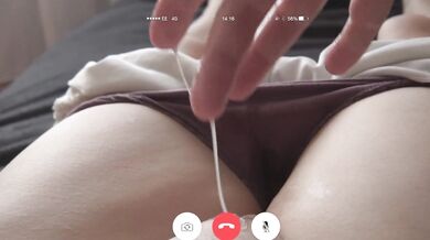 POV video call to a Russian girlfriend, virtual sex with conversation