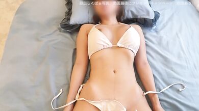 [19-year-old female college student] All the semen that has accumulated in the superb and cowgirl of a transcendent beauty gal is taken