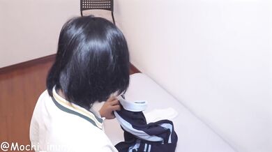 Wearing Chinese school uniform became the teacher's slave and was treated roughly until climaxed