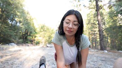 Thick Latina step sis swallows my CUM in Yosemite National Park - Cami Strella + Lev Lieben