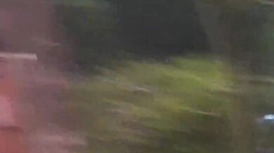 Risky masturbation with a beautiful redhead at the bus stop!