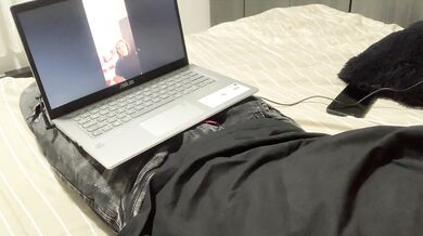 My friend masturbates while watching me and my husband have sex