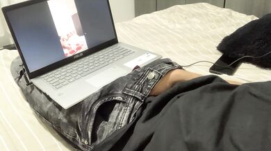 My friend masturbates while watching me and my husband have sex